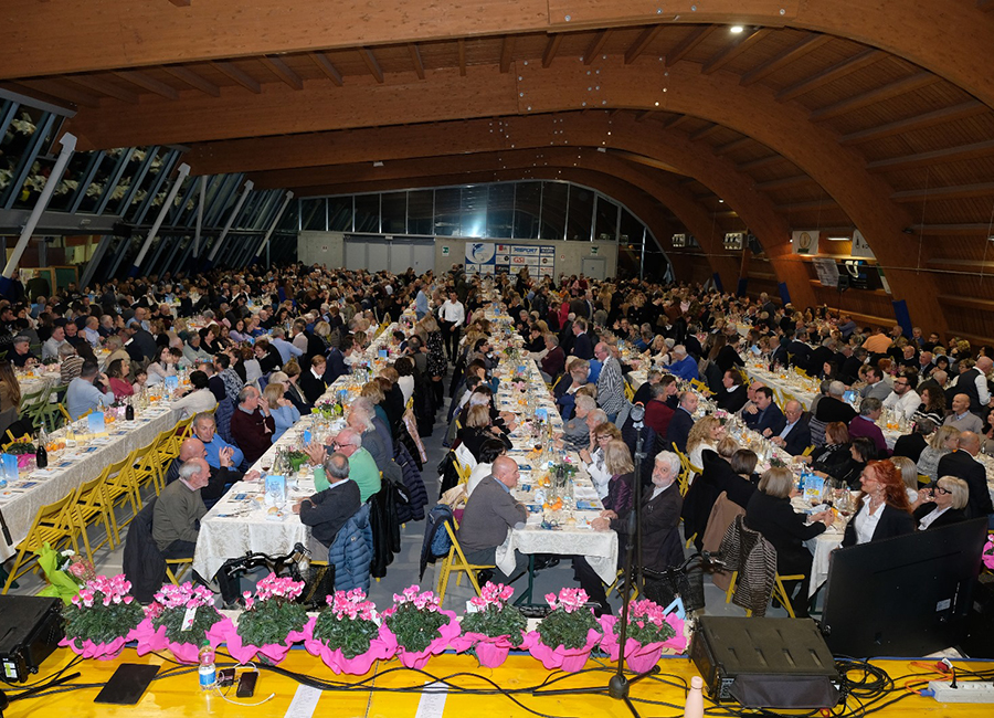 Grande successo della cena benefica per la sede di Oderzo